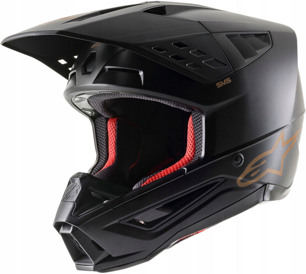 HELMET ENDURO Alpinestars S-M5 Solid BLACK MATT XS BIMOTO