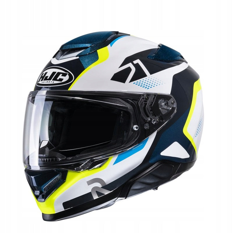 HELMET HJC RPHA71 HAPEL BLUE/YELLOW M