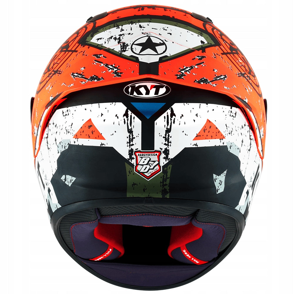 HELMET - KYT NZ RACE BLAZING - RED MAT r. M Manufacturer KYT