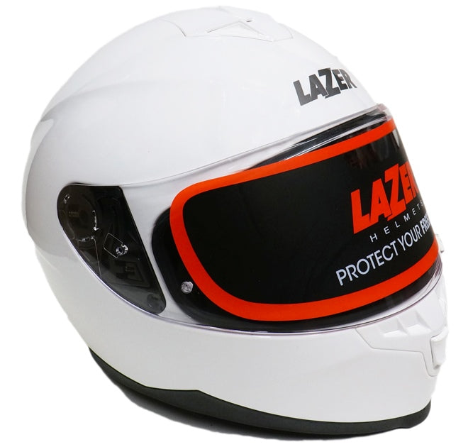 HELMET LAZER VERTIGO WHITE size 2XL ROAD CHASER + Freebie bow Manufacturer Lazer