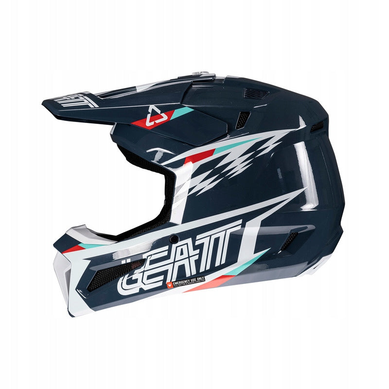 HELMET LEATT KIT MOTO 3.5 V25 BLUE (61-62CM) XL goggles included ideal Manufacturer's catalog number 1025100424