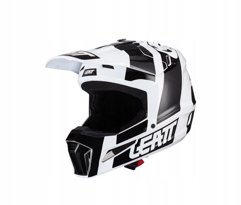 HELMET LEATT MOTO 3.5 Black White XL