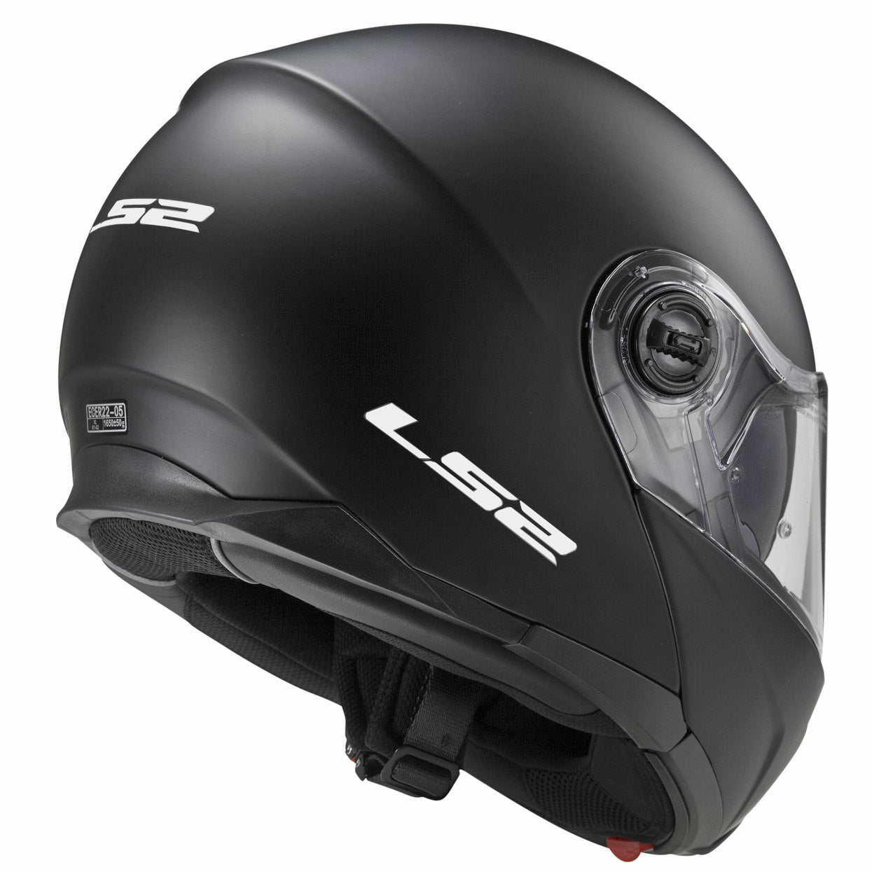 HELMET LS2 FF325 STROBE SOLID BLACK GLOSS BLENDA S Type flip-up/modular