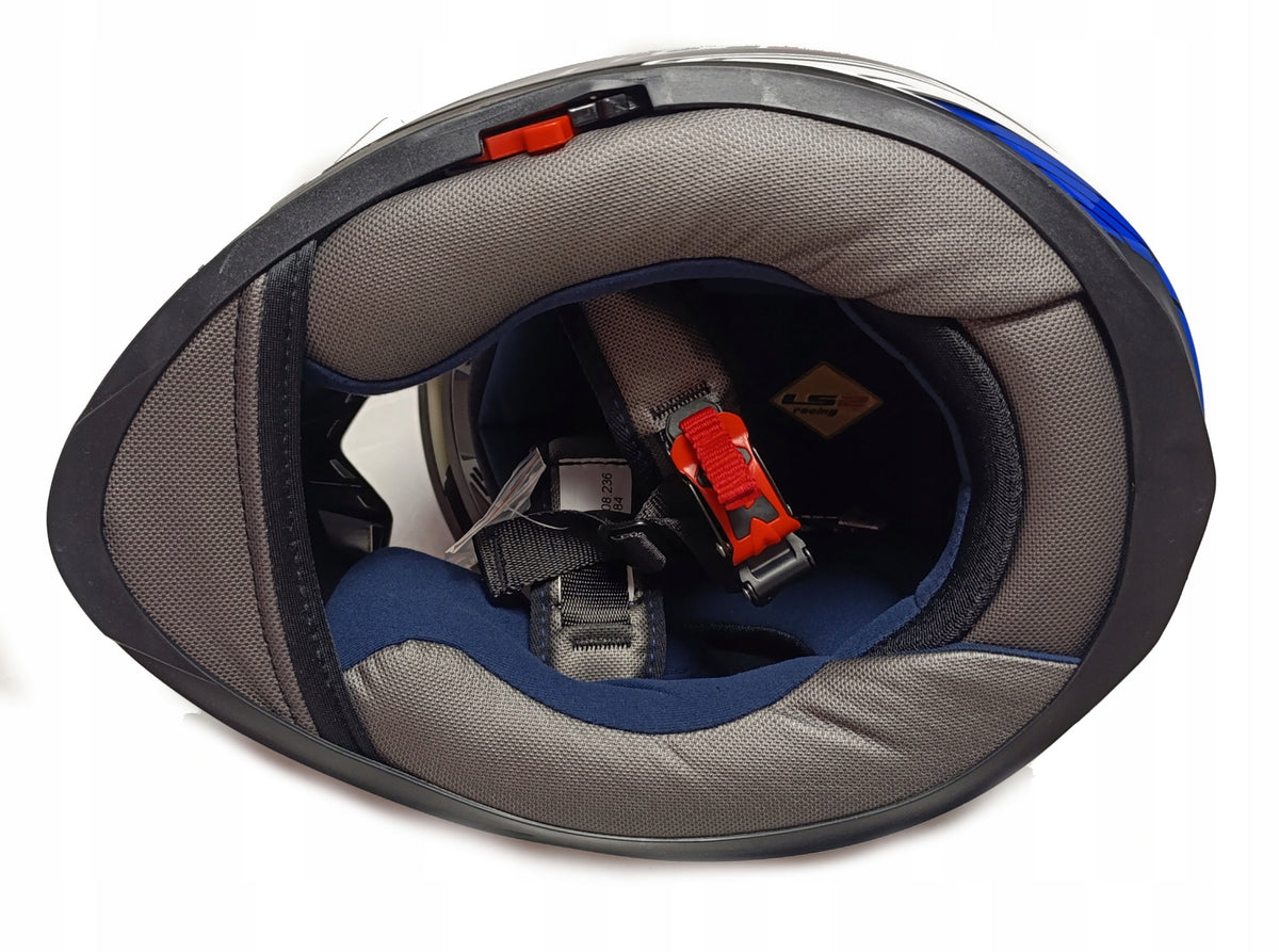 HELMET LS2 FF384 FORTUNA GLOSS BLACK BLUE ros. S SOLAR BLEND Manufacturer's catalog number FF384