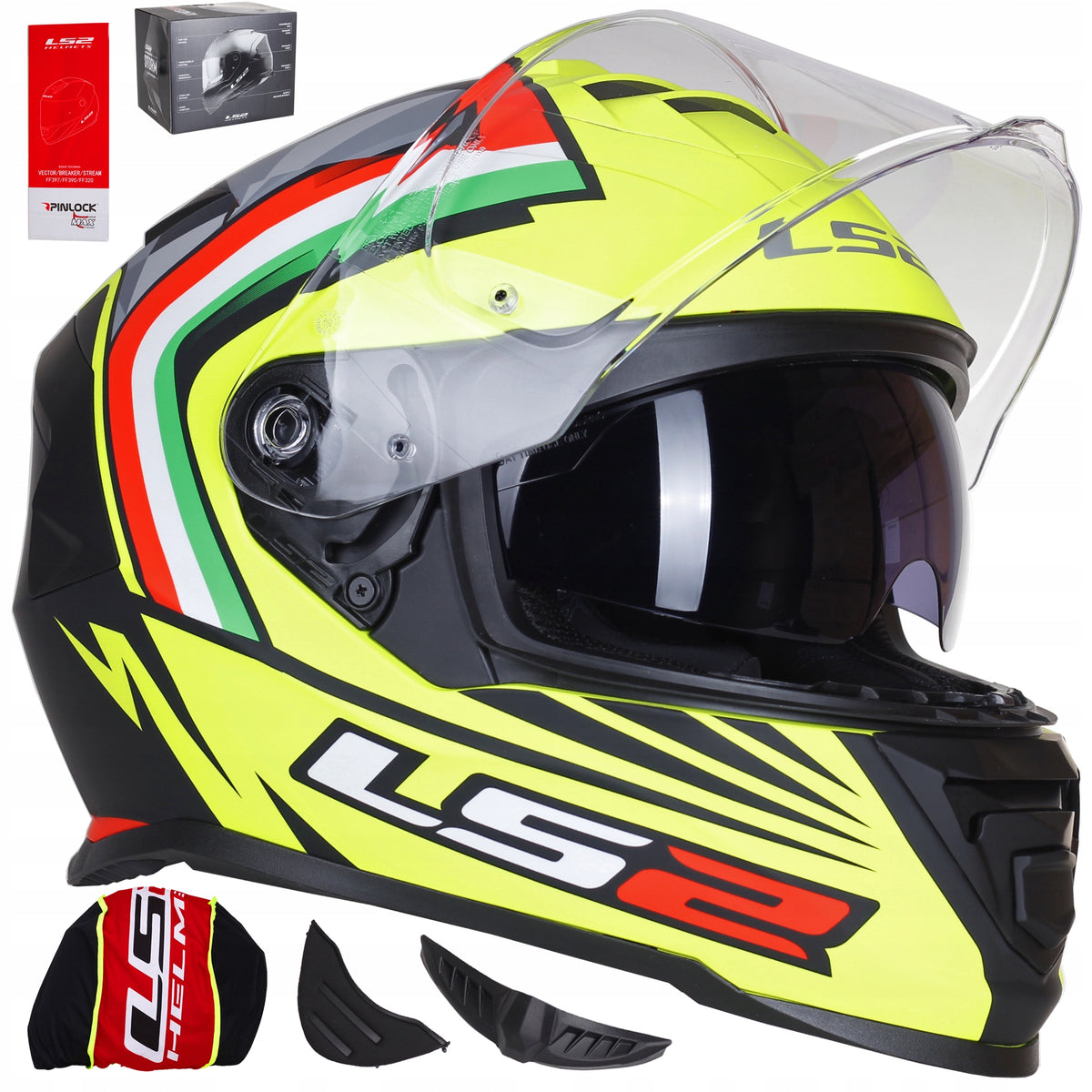 HELMET LS2 FF800 STORM NEPA REPLICA HV YEL.BL. size XXL AK10800345467