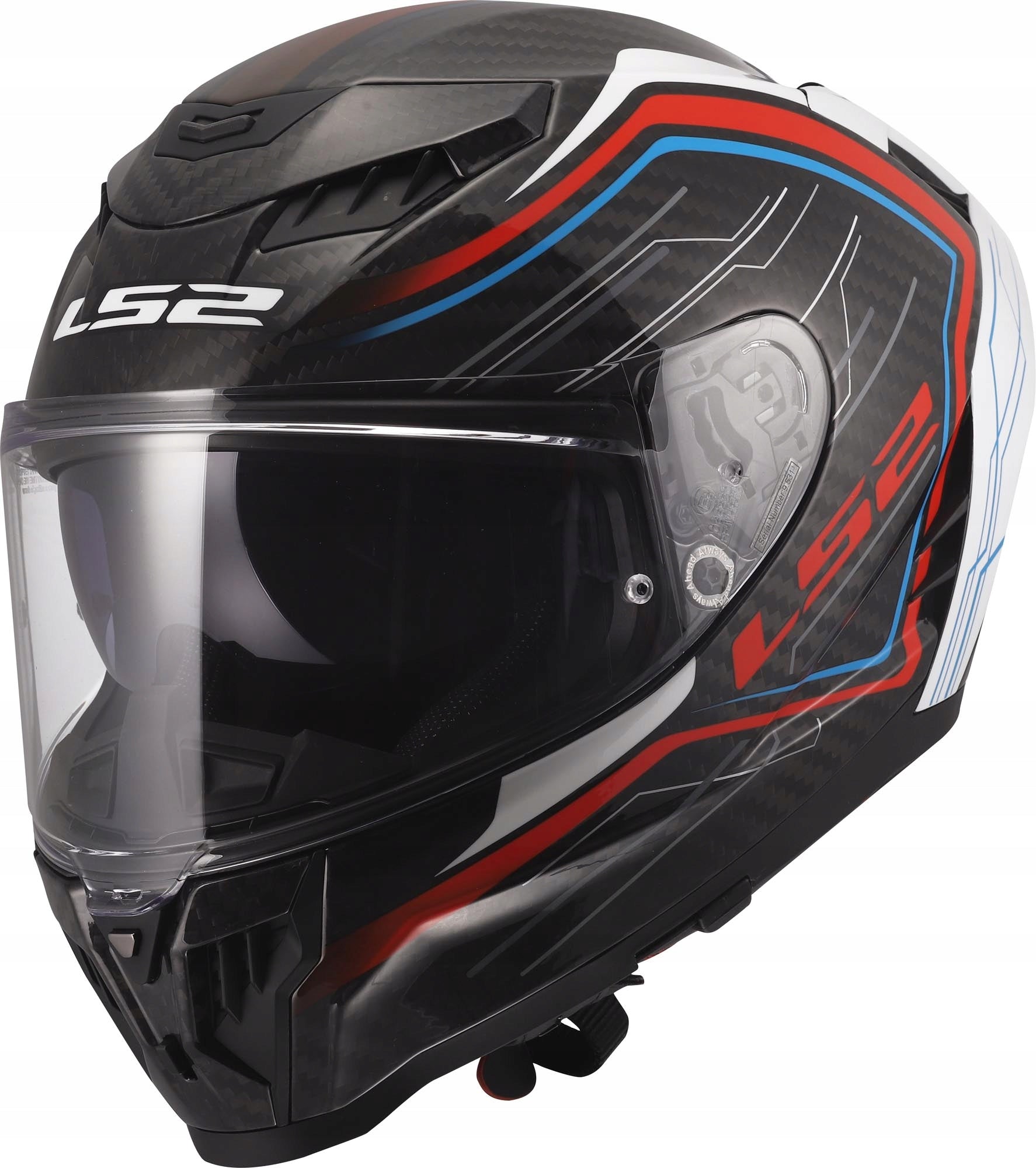 HELMET LS2 FF807 DRAGON SUBIC WHITE BLUE RED L