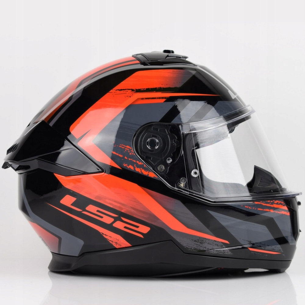 HELMET LS2 FF808 STREAM II FURY BLACK RED-06 M Manufacturer LS2