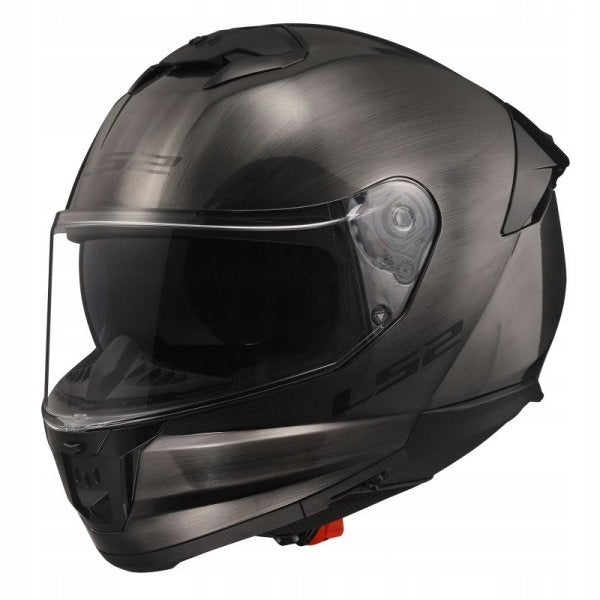 HELMET LS2 FF808 STREAM II JEANS TITANIUM GREY GLOSS Size XL