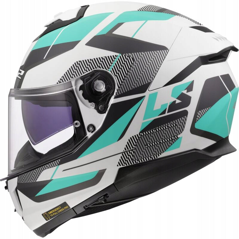 HELMET LS2 FF808 STREAM II ROAD CYAN GREY SELEDYNOWY MAT Size L EAN (GTIN) 5906321609159