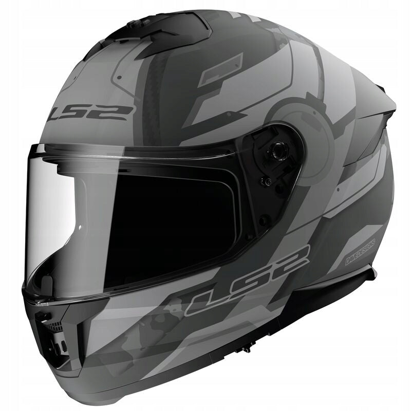HELMET LS2 FF808 STREAM II SHADOW GREY MAT Size S ECE 22.06