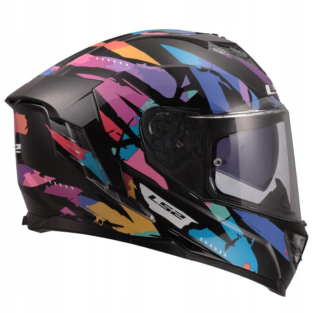HELMET LS2 FF818 STORM III KAOS BLACK PURPLE BLUE S Manufacturer LS2