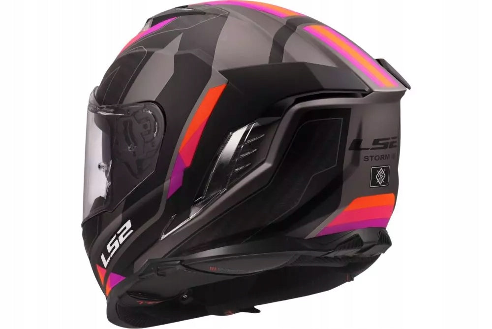 HELMET LS2 FF818 STORM III SPORT GREY PURPLE M Manufacturer LS2