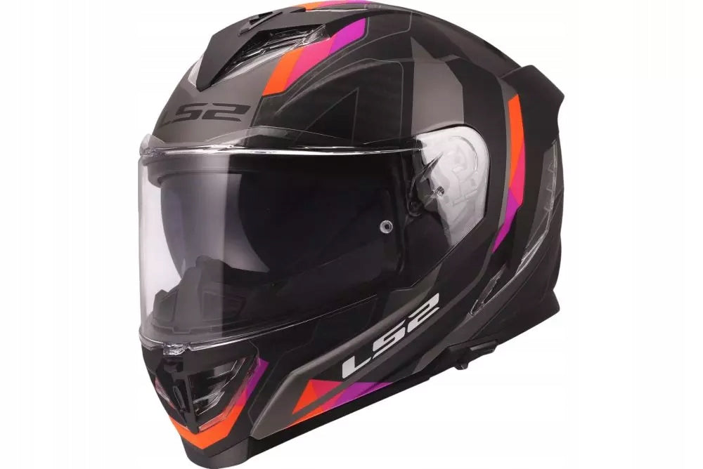 HELMET LS2 FF818 STORM III SPORT GREY PURPLE M