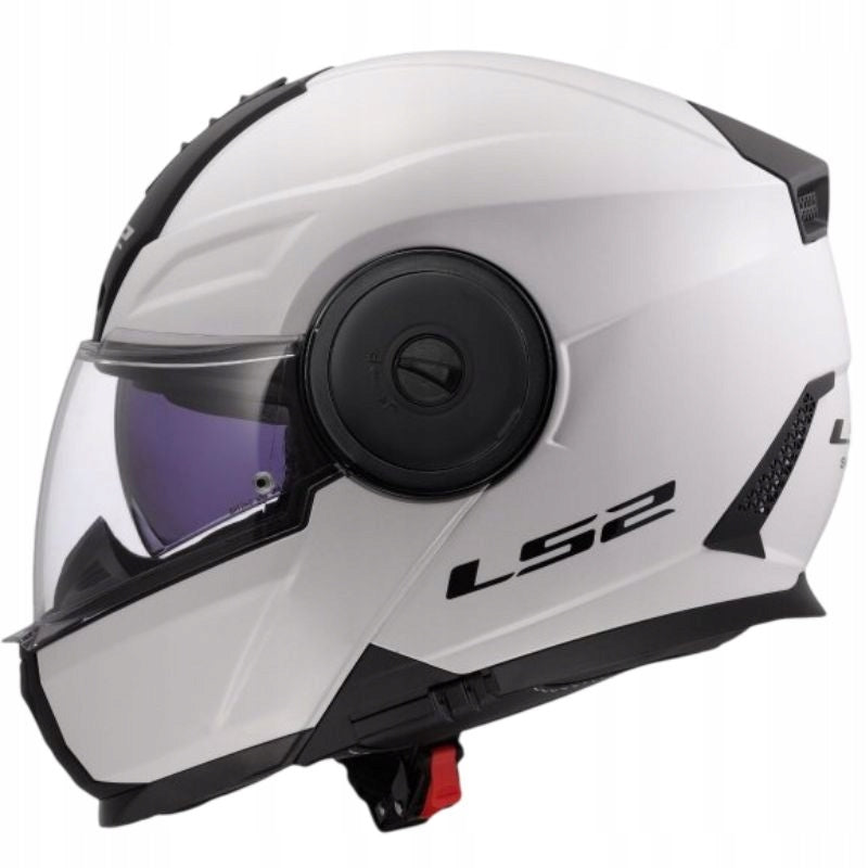 HELMET LS2 FF902 SCOPE II SOLID WHITE S+PINLOCK Size S