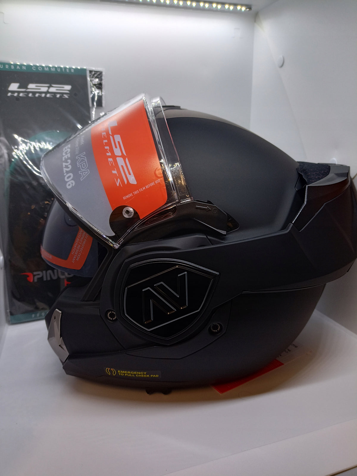 HELMET LS2 FF906 JAW BACK, BLEND, PINLOCK ros. 3XL, ADVANT,black matt Manufacturer's catalog number AK5690610118