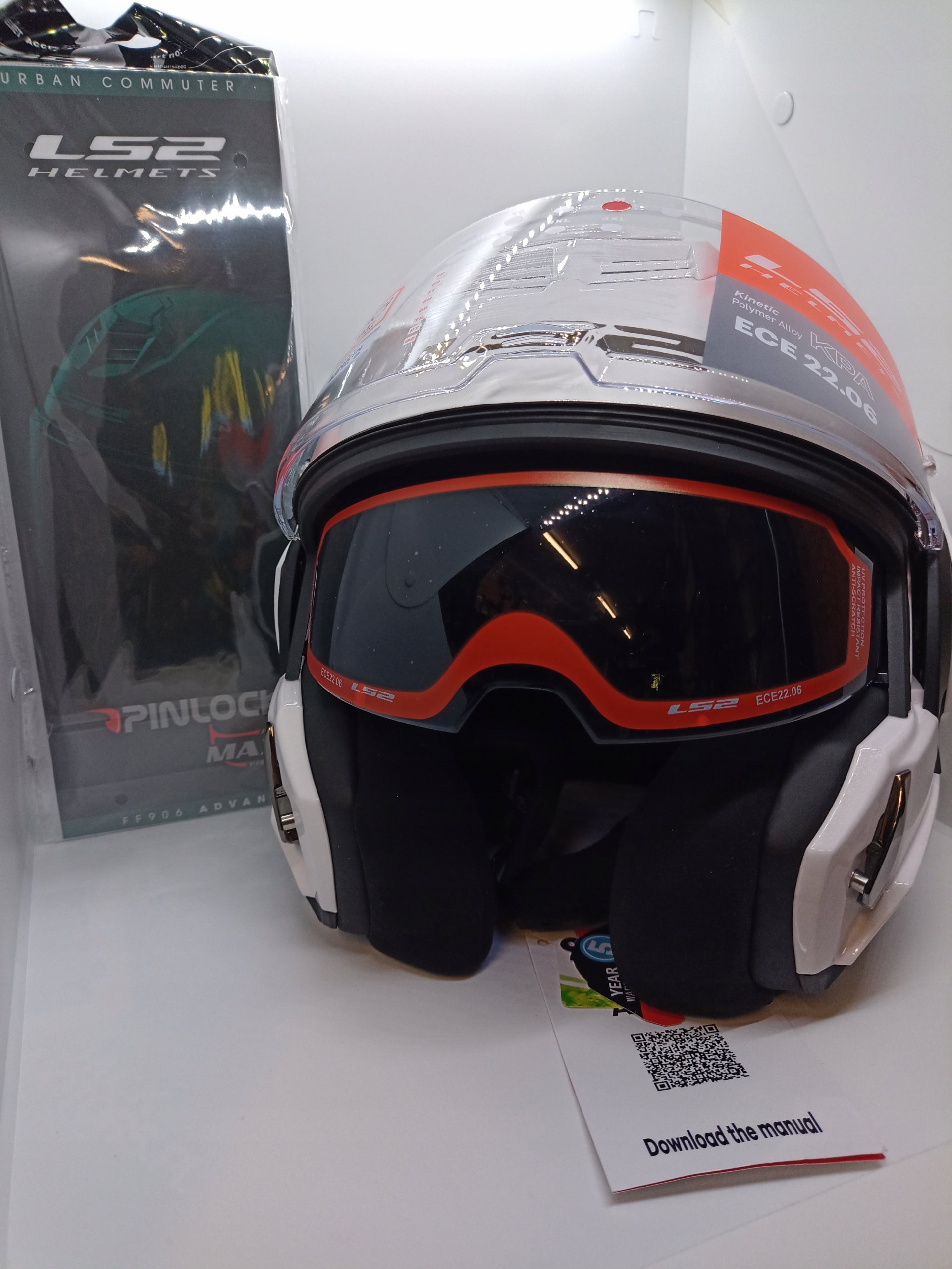 HELMET LS2 FF906 JAW BACK, BLEND, PINLOCK ros. XL, ADVANT, FOR MOTORCYCLE Packaging status original