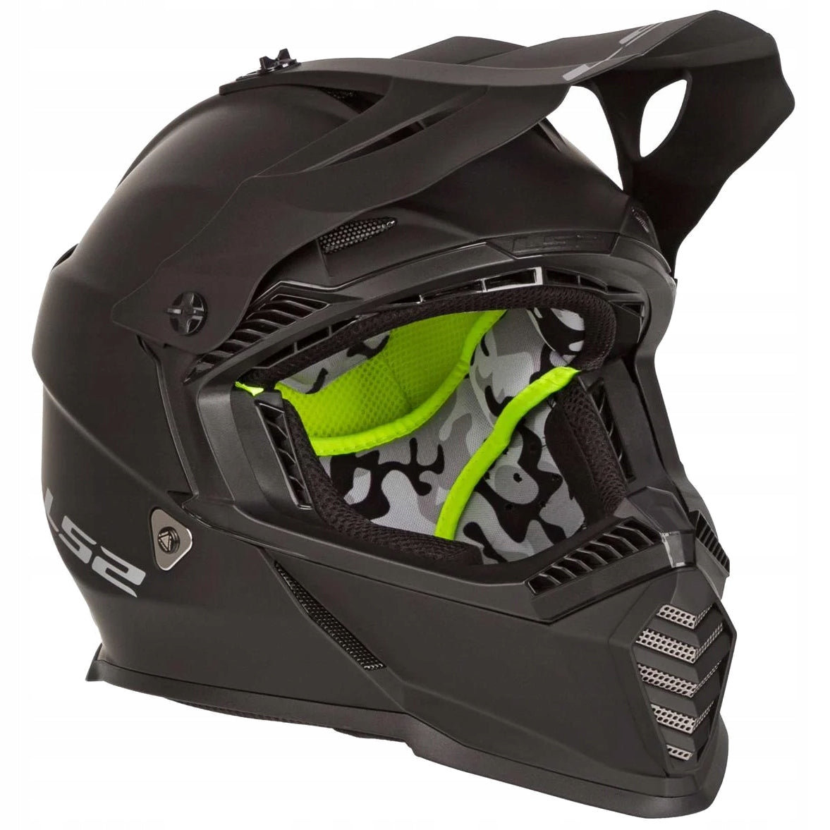 HELMET LS2 MX437 FAST EVO MATT BLACK CROSS XXL Manufacturer LS2
