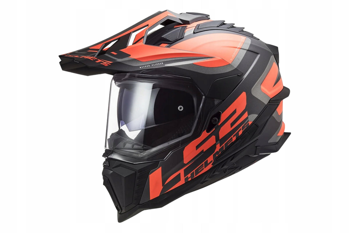 HELMET LS2 MX701 EXPLORER ALTER M. BLACK ORANGE XXL EAN (GTIN) 6923221119310