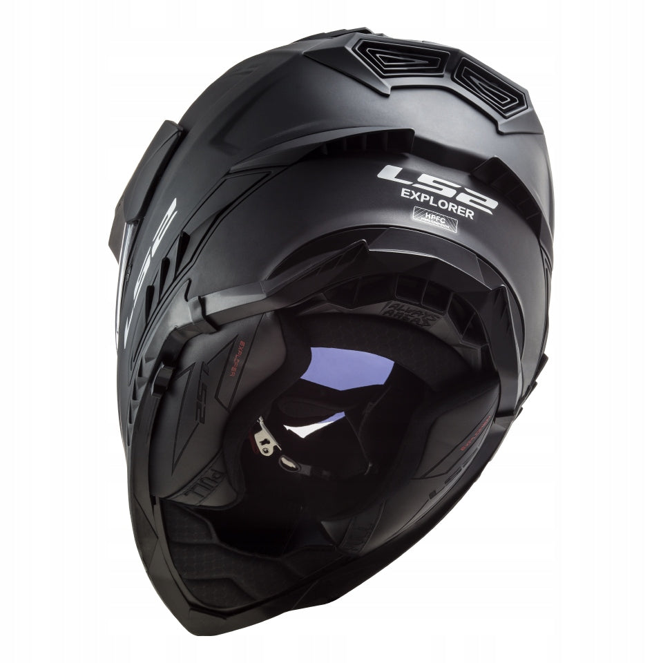 HELMET LS2 MX701 EXPLORER SOLID MATT BLACK ECE 22.06 XXL Manufacturer's catalog number AK4070110117