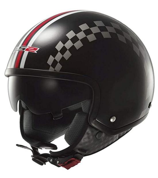 HELMET LS2 OF561 DINOCO GLOSS BLACK ros. XS SOLAR BLEND JET