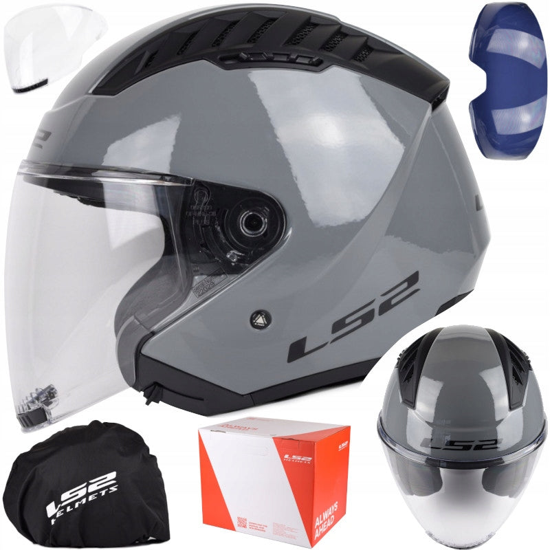 HELMET LS2 OF600 COPTER II NARDO GREY-06 XXL