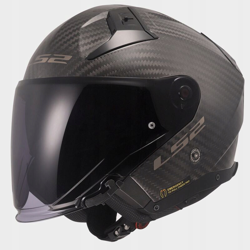 HELMET LS2 OF603 INFINITY II CARBON SOLID-06 XXL