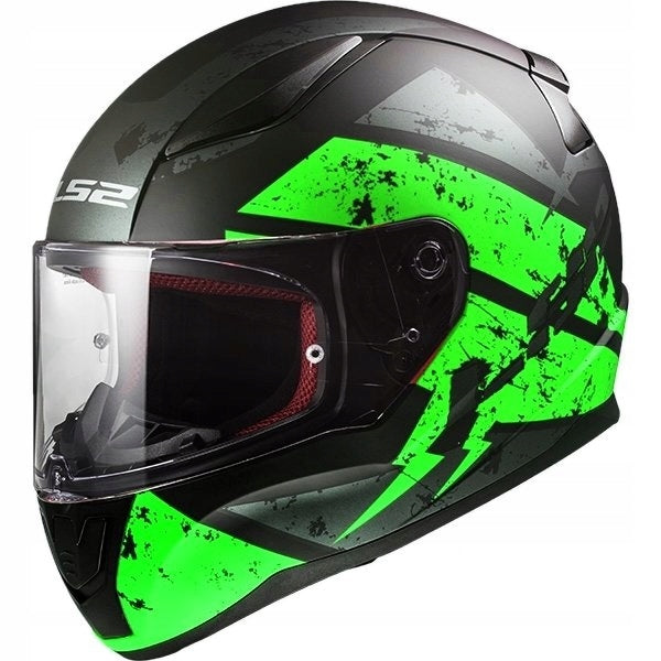 HELMET LS2 RAPID FF353 Deadbolt Green XXL