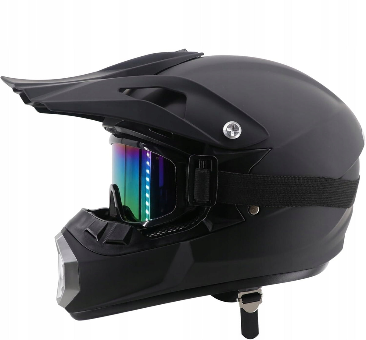 HELMET MOTOCROSS CROSS ENDURO ATV OFF ROAD size XL 58-59CM BLACK ABS FULFACE Manufacturer's catalog number 6910124789085