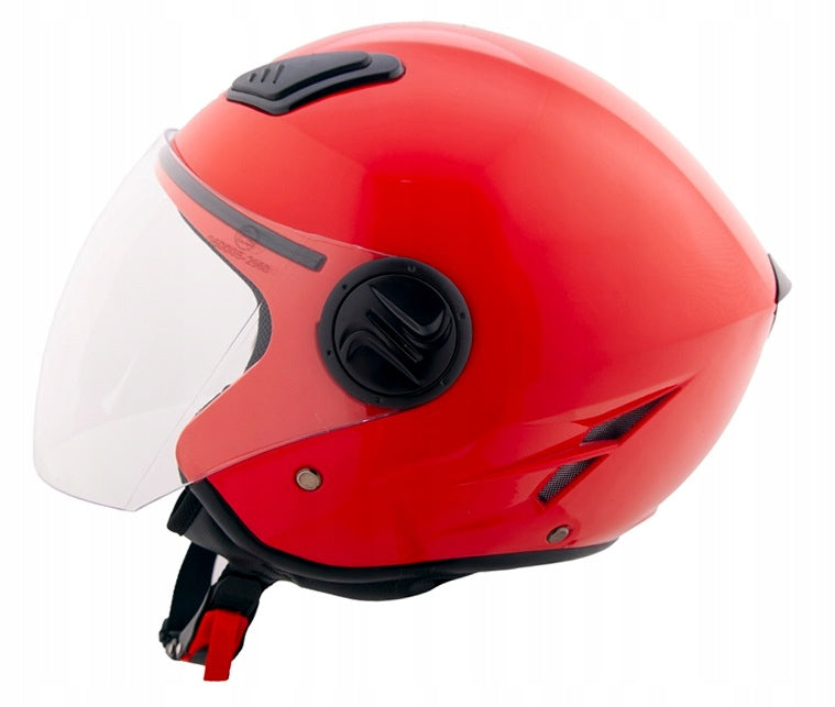 HELMET OPEN TO SCOOTER MOTORCYCLE MOPED RED L HOMOLOGATION ECE Manufacturer City-Bike