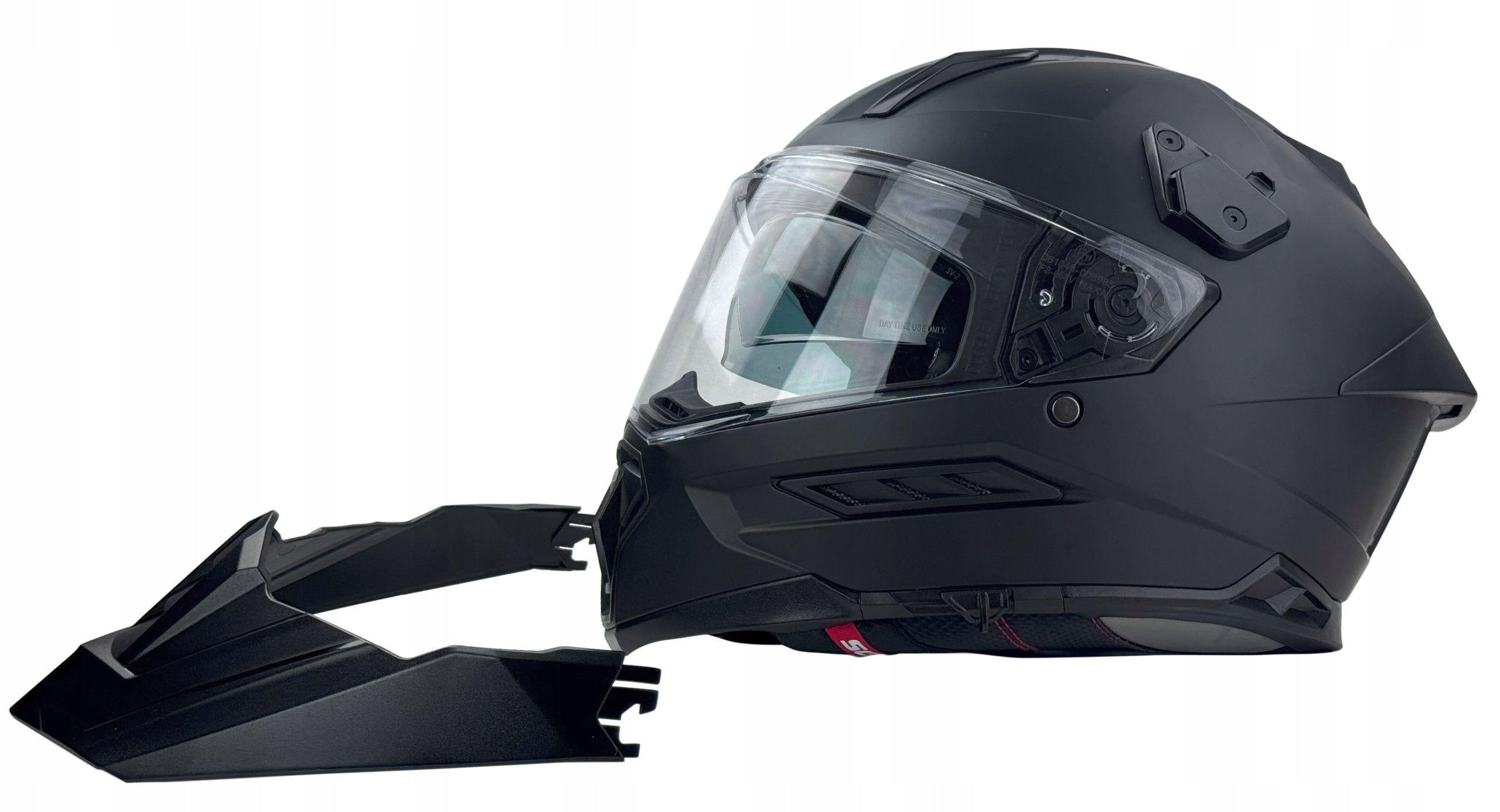 HELMET QUAD DETACHABLE VISOR NAXA CO5/B BLACK MAT Size XXL ECE 22.06 EAN (GTIN) 5904800608556