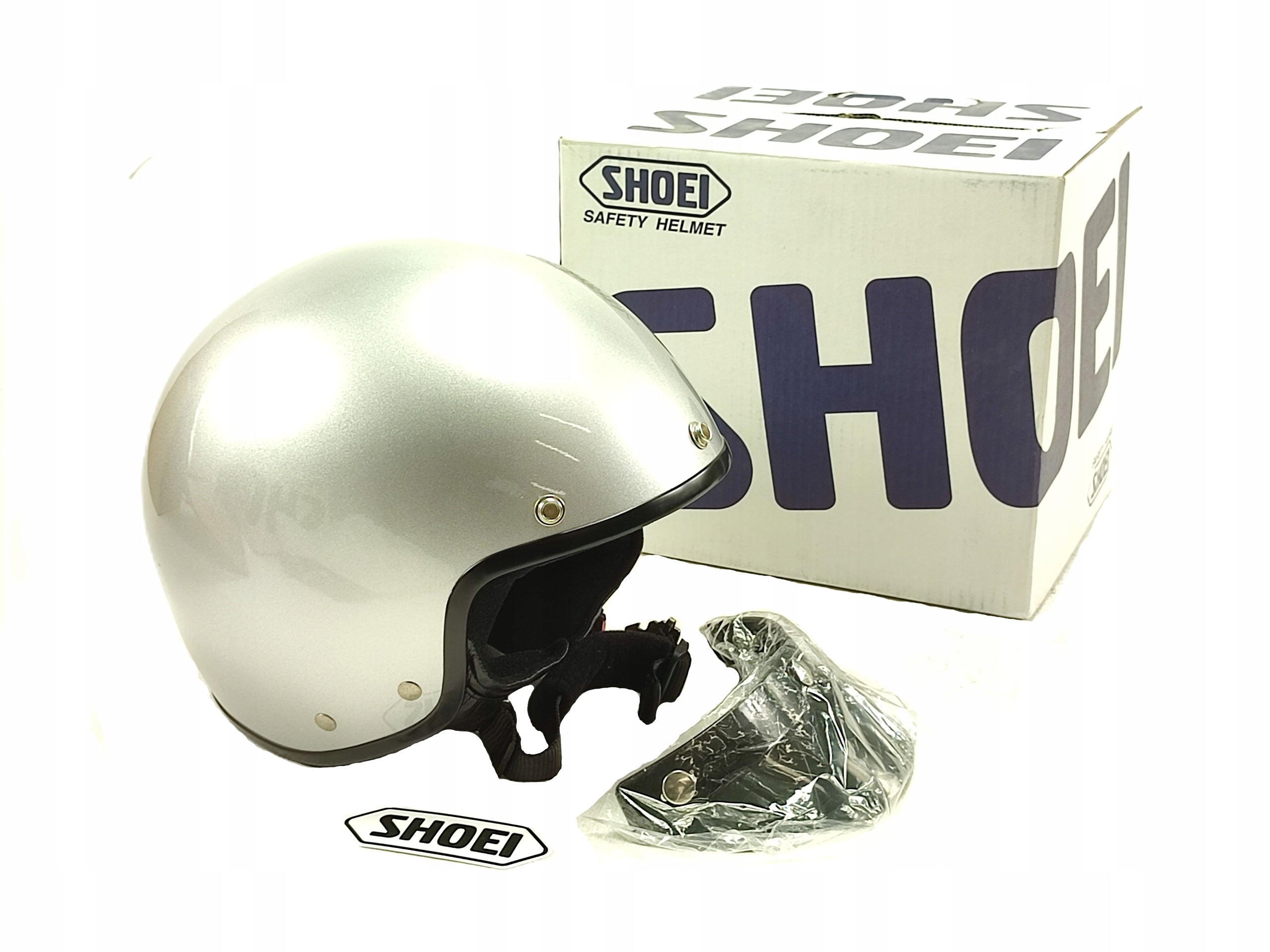 HELMET - S20 S-20 - SILVER - SIZE "S" - SHOEI -
