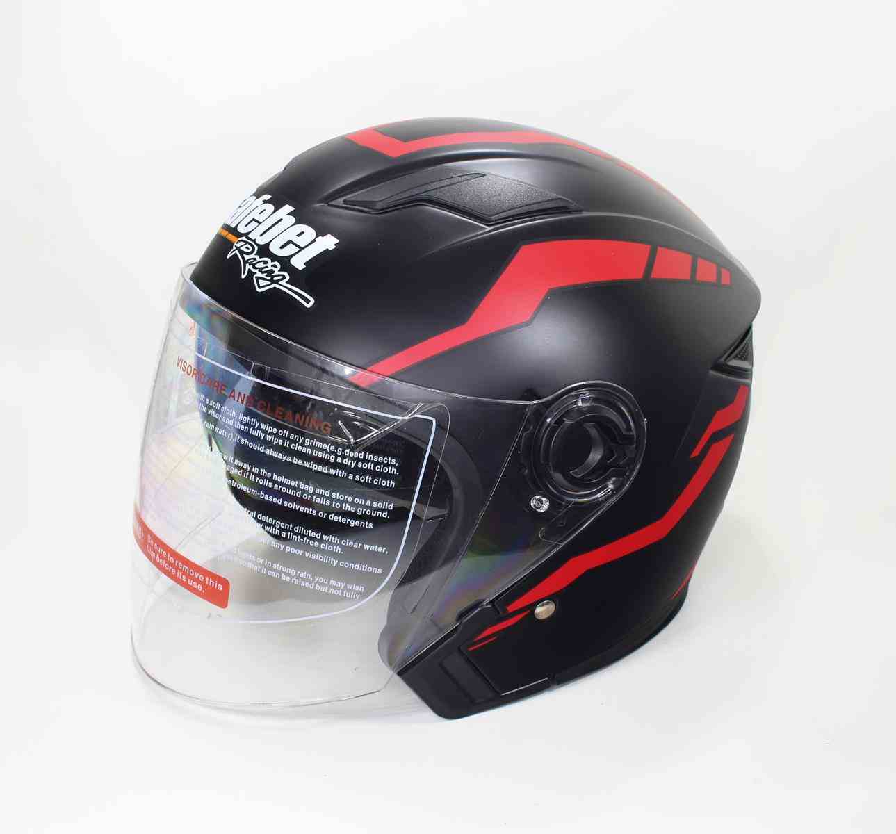 HELMET SAFEBET HF-223 FLAT BLACK J36 M (NO ECE)