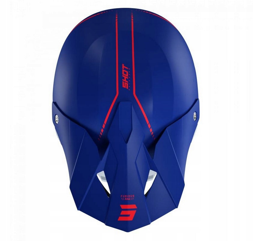 HELMET Shot CROSS ENDURO OFF-ROAD FURIOUS RAW 3.0 NAVY RED size L EAN (GTIN) 3701030107628