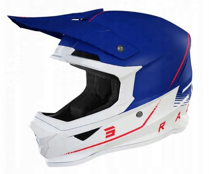 HELMET Shot CROSS ENDURO OFF-ROAD FURIOUS RAW 3.0 NAVY RED size L