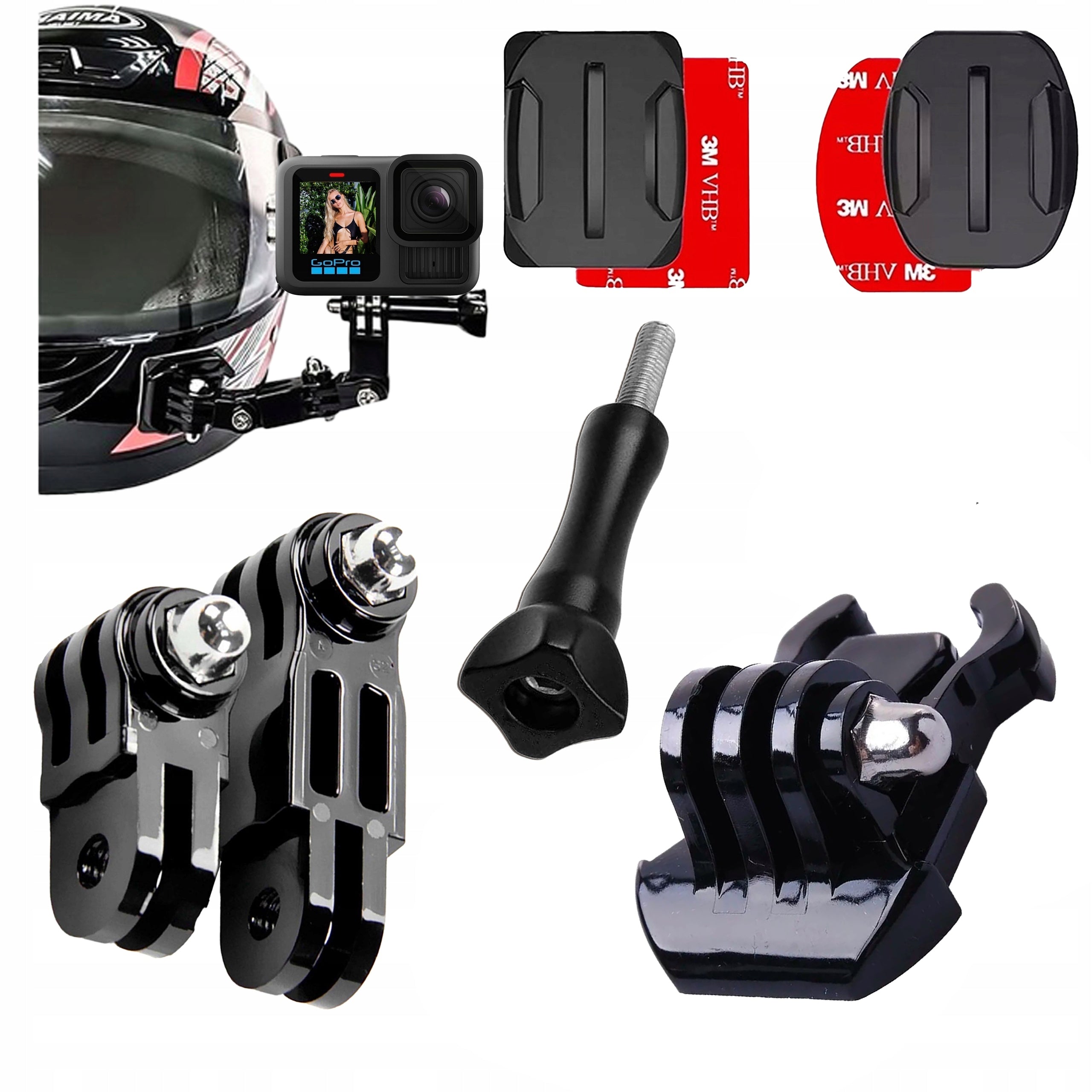 HELMET mount quick release sticker for GoPro DJI SJCAM cameras
