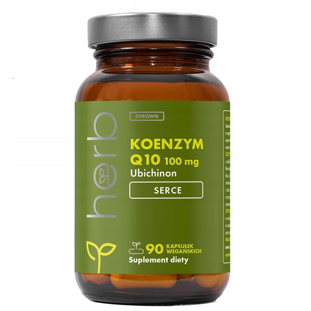 HERB COENZYME Q10 UBIQUINONE 100mg 90 vcaps BIOACTIVE NATURAL