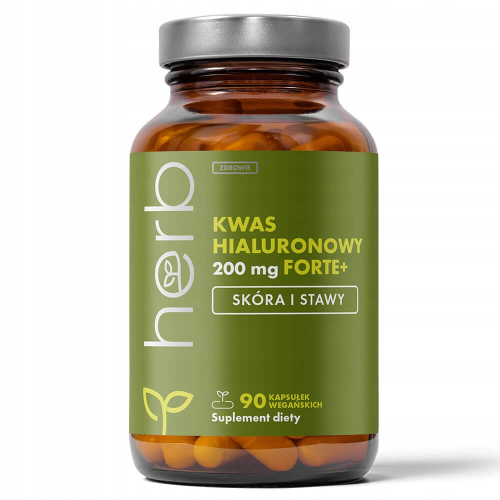 HERB HYALURONIC ACID FORTE+ 200mg 90 vege kaps CHONDROITIN BOSWELLIA