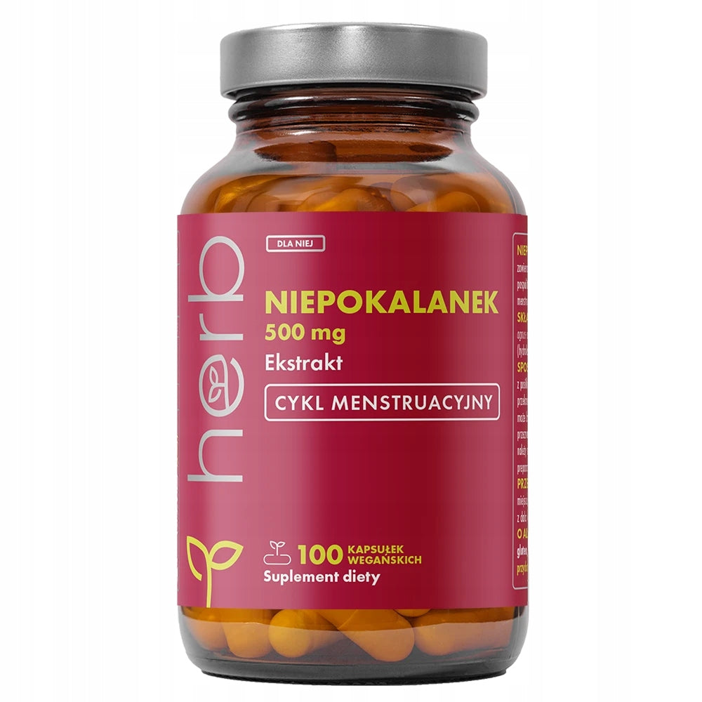 HERB IMMACULATE 500mg 100vege FEMALE MENOPAUSE MENSTRUAL CYCLE MOOD