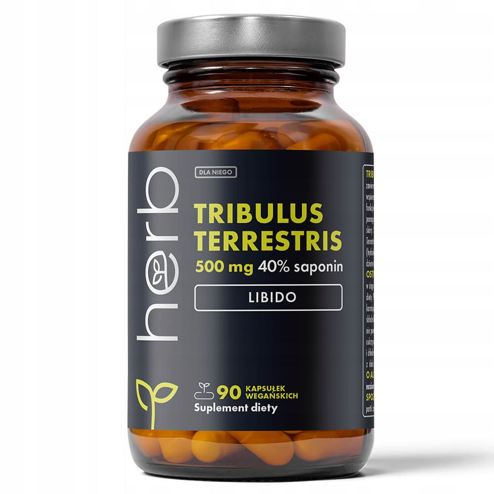 HERB Tribulus Terrestris VITALITY HORMONES heart skin iron 90 kaps. Expiration date at least six months from the date of purchase