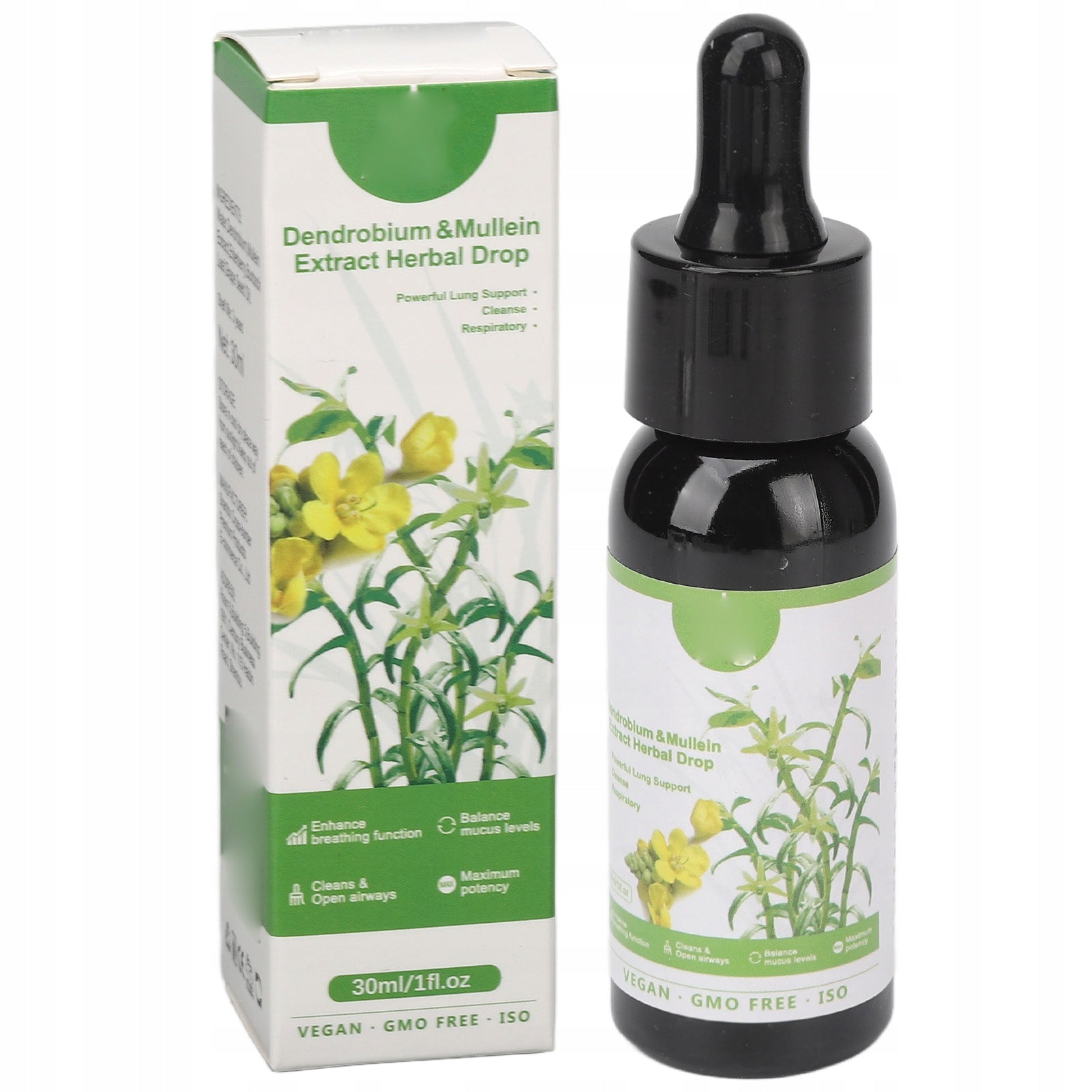 HERBAL EXTRACT DENDROBIUM MULLEIN DROPS PURE 30 ml