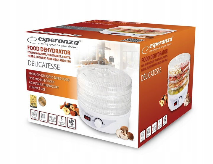 HERBAL FRUIT MUSHROOM DRYER COMPACT 4 SIEVES Dominant color white