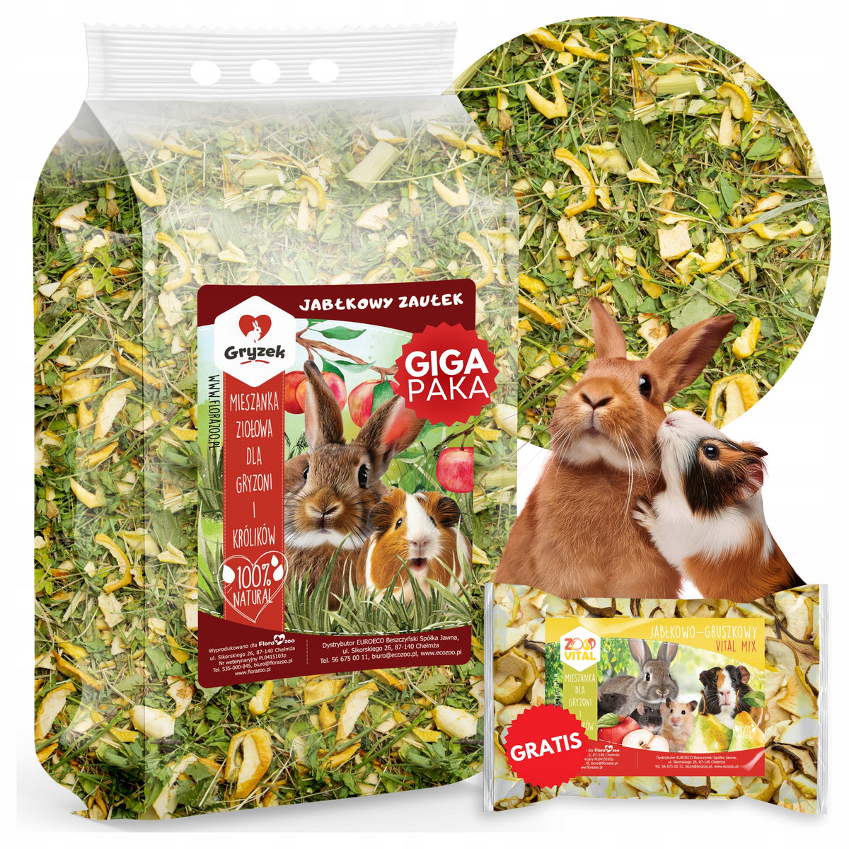 HERBAL MIXTURE 1KG DRIED HERBS APPLES for PIG RABBIT +FREEBIE