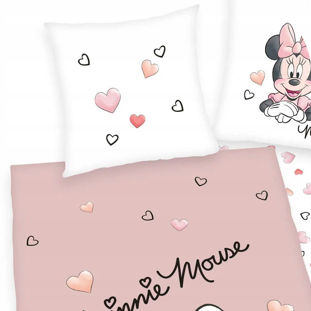 Vaikiškas patalynės komplektas Minnie Mouse, 140x200, 2 dalių