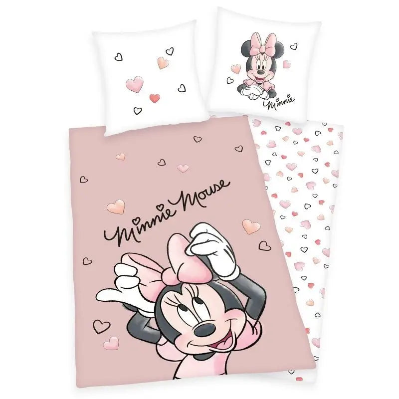Vaikiškas patalynės komplektas Minnie Mouse, 140x200, 2 dalių