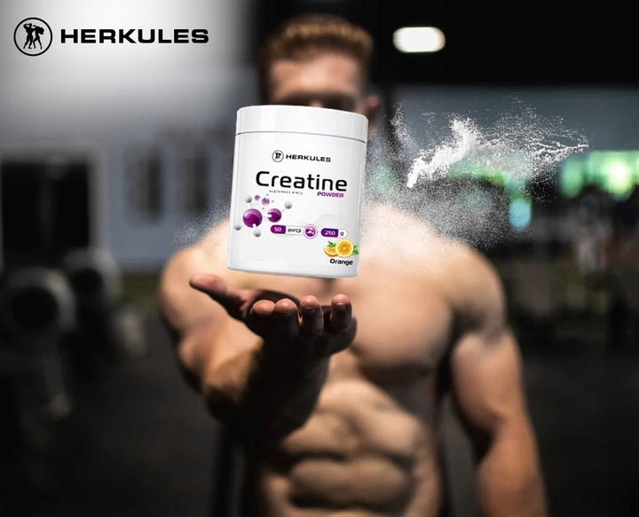 HERKULES Creatine Powder 250g MONO CREATINE FOR FORCE POWER Brand Herkules