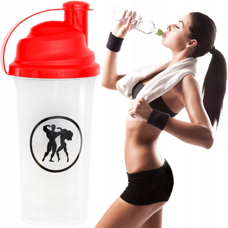HERKULES Mix Master Shaker 700ml Transparent Red