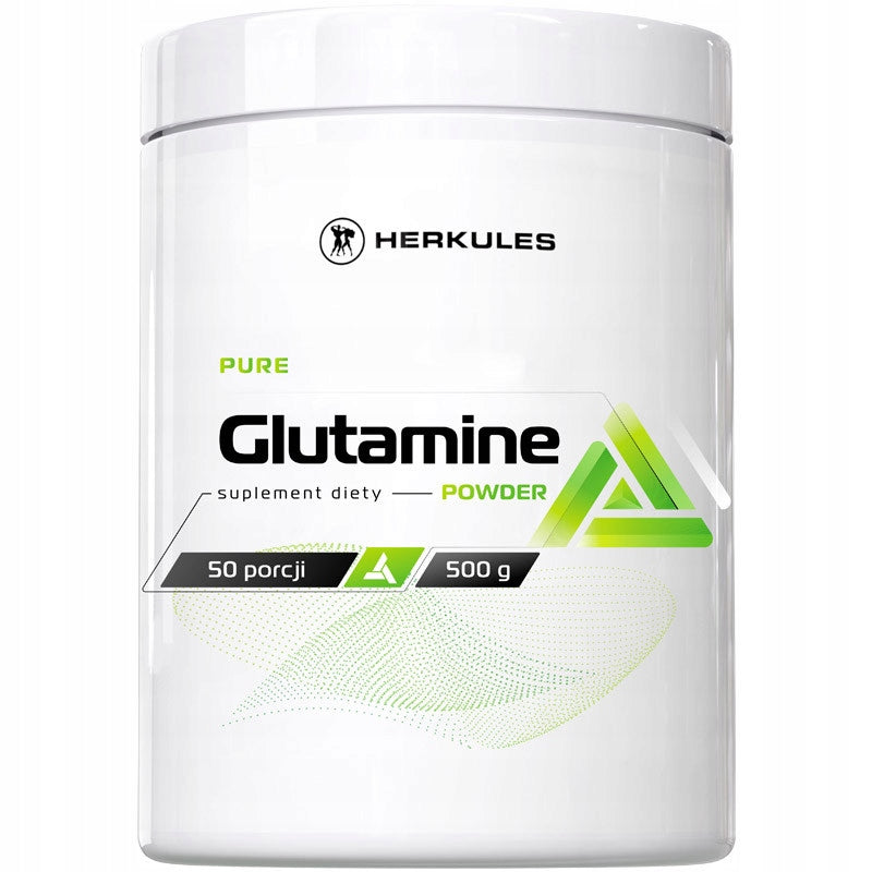 HERKULES Pure Glutamine Powder 500g MUSCLE PROTECTION REGENERATION IMMUNITY Expiration date at least six months from the date of purchase