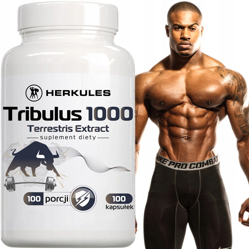 HERKULES Tribulus 1000 Terrestris Extract 100caps TESTOSTERONE VIGOR STRONG