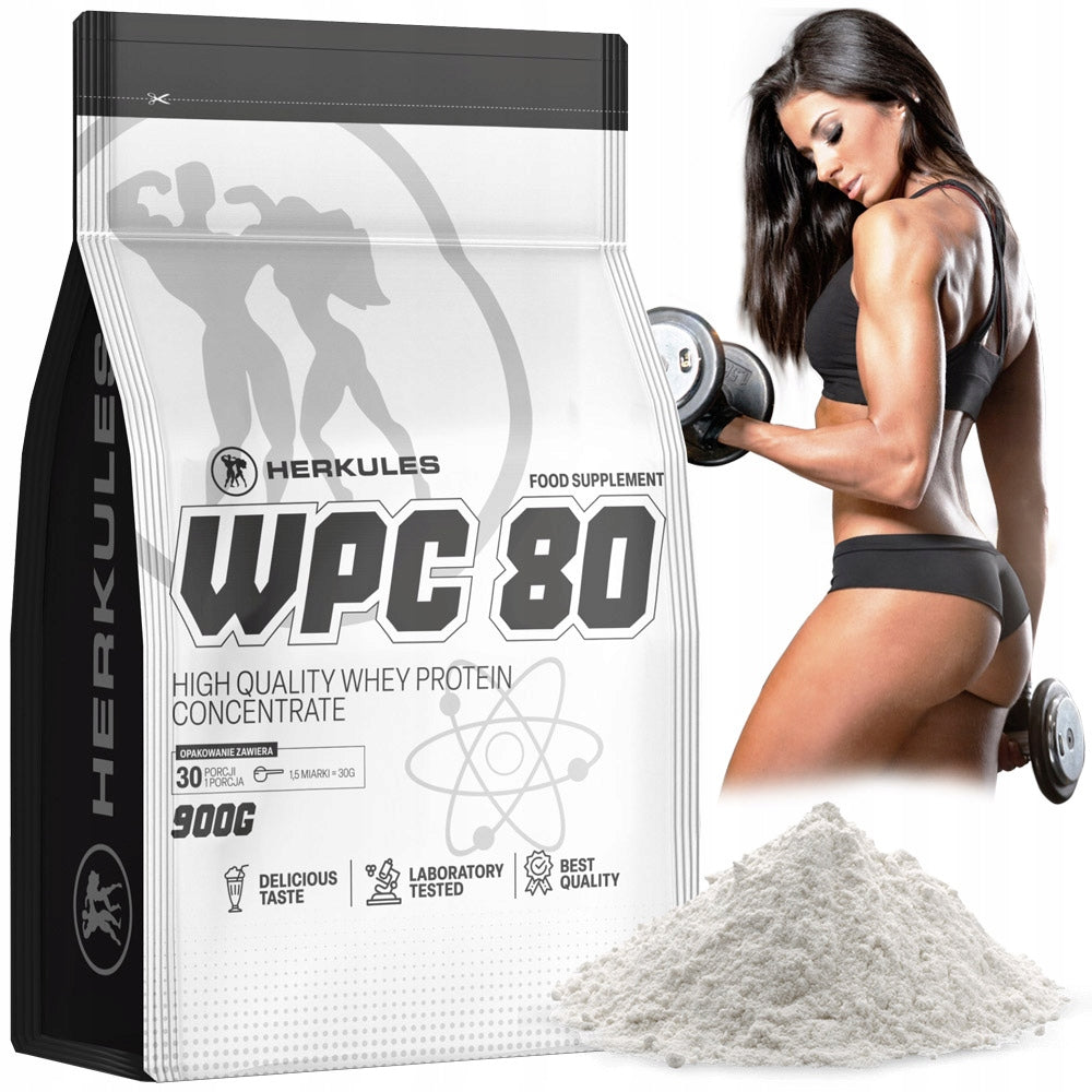 HERKULES WPC 80 900g PERFECTLY DIGESTIBLE PROTEIN WITHOUT FILLERS