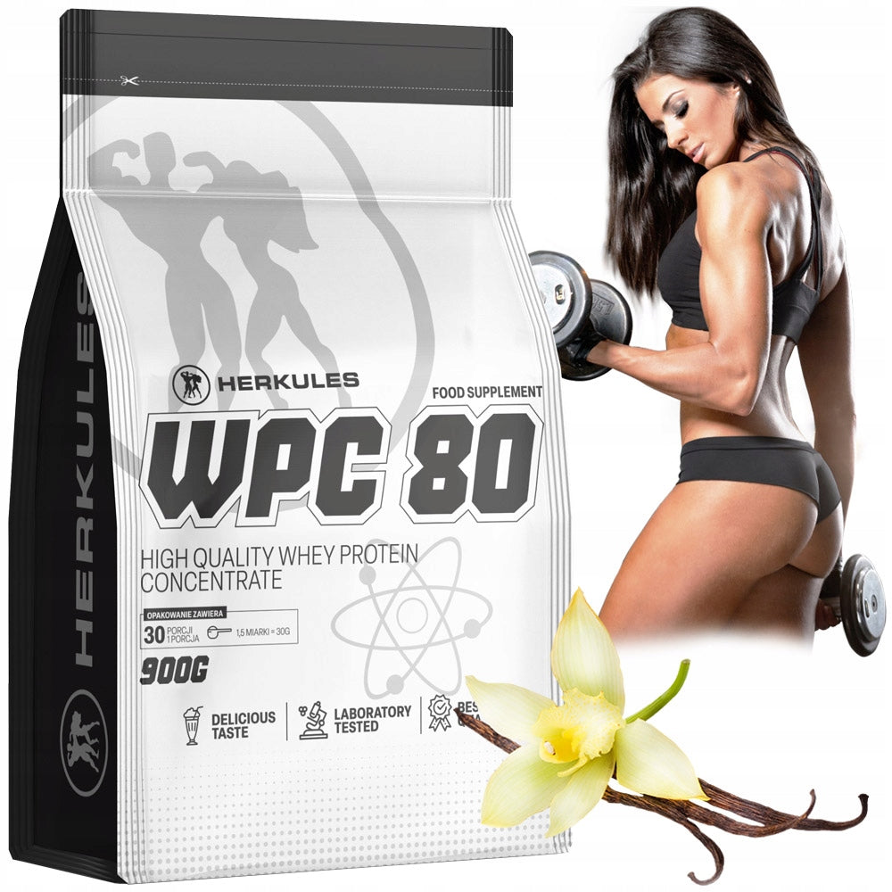 HERKULES WPC 80 900g WHEY PROTEIN GLUTAMINE REGENERATION WHEY PROTEIN